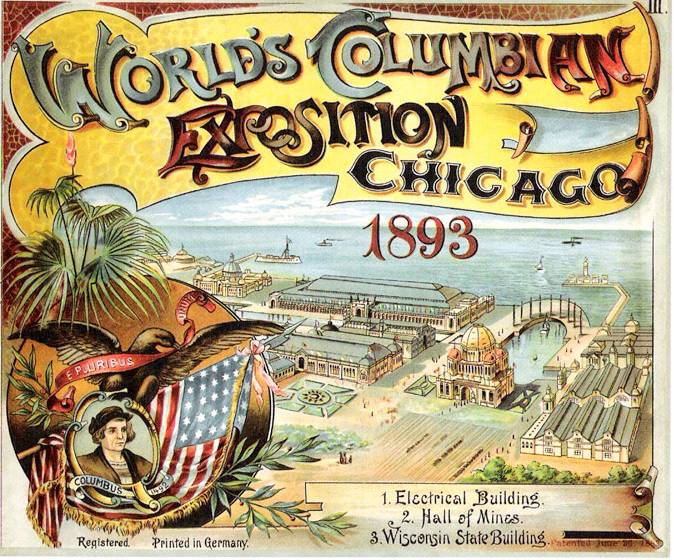 Flyer for the first World Columbian Exposition in 1893