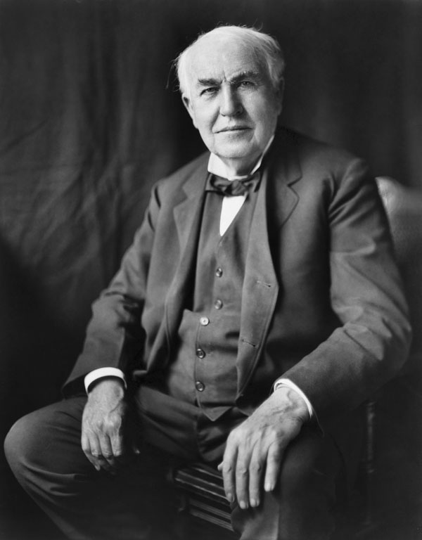 Thomas Edison in his later years