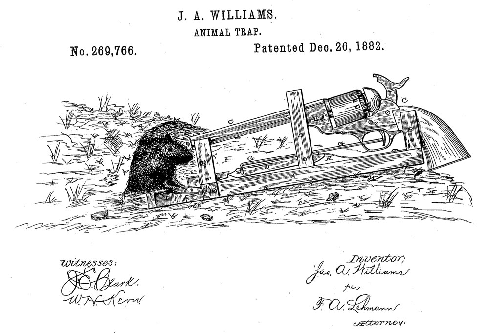 The Gun Powered Mouse Trap - Funny Patents Part 2.