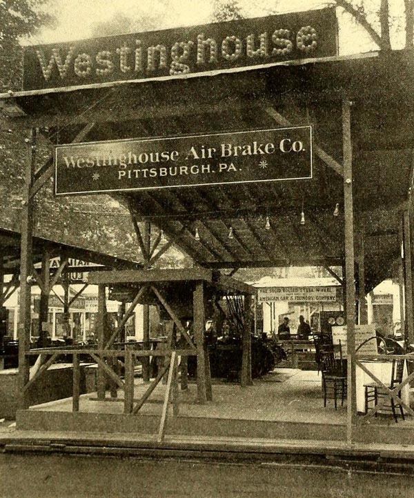 The Westinghouse Air Brake company in Pittsburgh, circa 1884