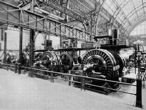 Westinghouse electric dynamos, circa 1884