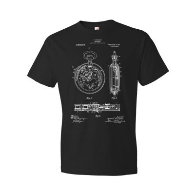 Pocket Watch Patent T-Shirt