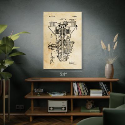 Henry F. Transmission Patent Wall Art