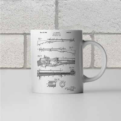 M1 Garand Rifle Patent Mug
