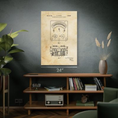 Multimeter Patent Wall Art