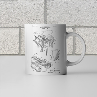 1939 Grand Piano Patent Mug