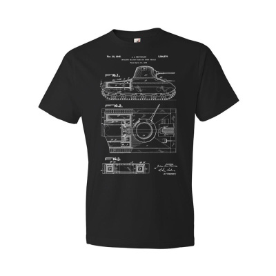 WW2 Tank Patent T-Shirt