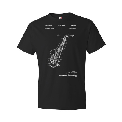 Saxophone Patent T-Shirt