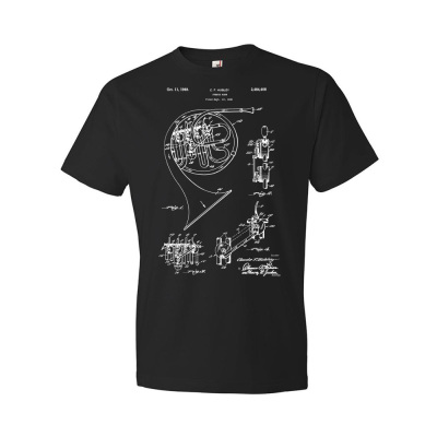 French Horn Patent T-Shirt