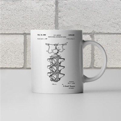 Traffic Signal Patent Mug