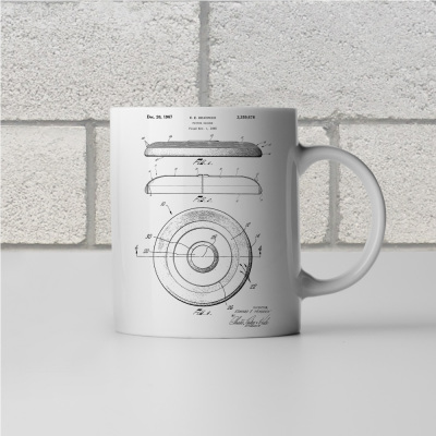 Disc Golf Disc Patent Mug