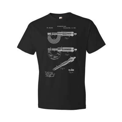 Micrometer Gage Patent T-Shirt