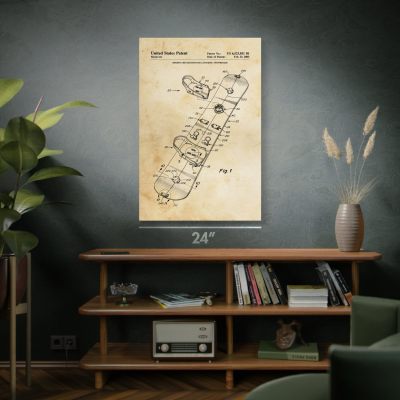 Snowboard Patent Wall Art
