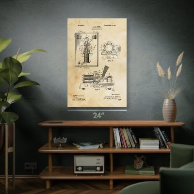 Circuit Breaker Patent Wall Art