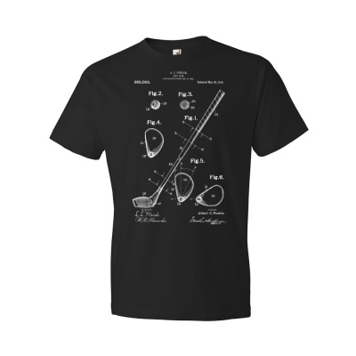 Golf Club Patent T-Shirt