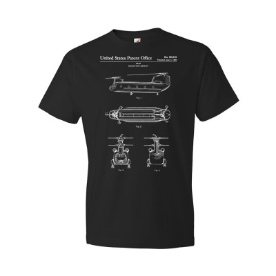 Chinook Helicopter Patent T-Shirt