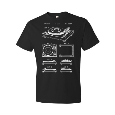 Record Turntable Patent T-Shirt