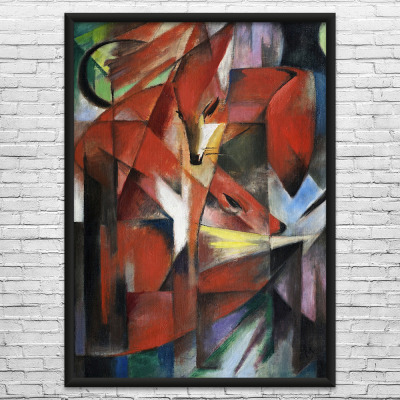 Franz Marc The Foxes Art Print