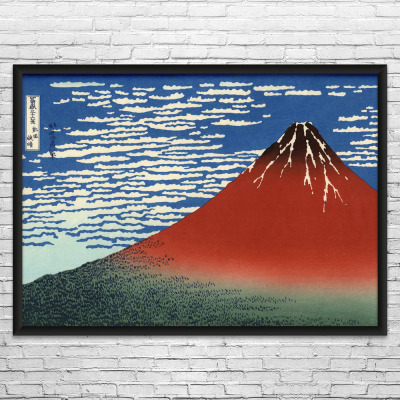 Fine Wind Clear Weather Ukiyo-e Wall Art